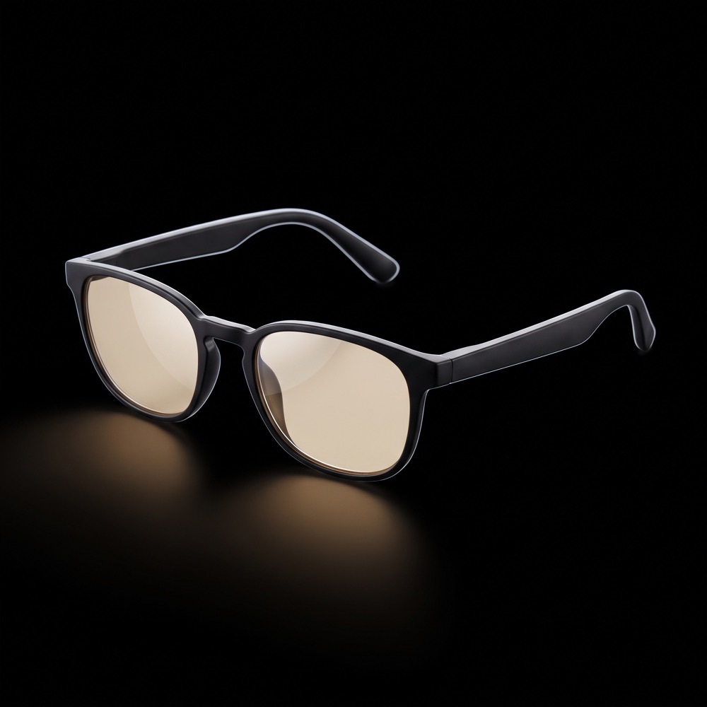 screen (01) amber-lens glasses